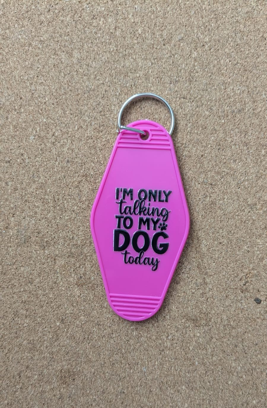 Retro Motel Keychains Dog Sayings