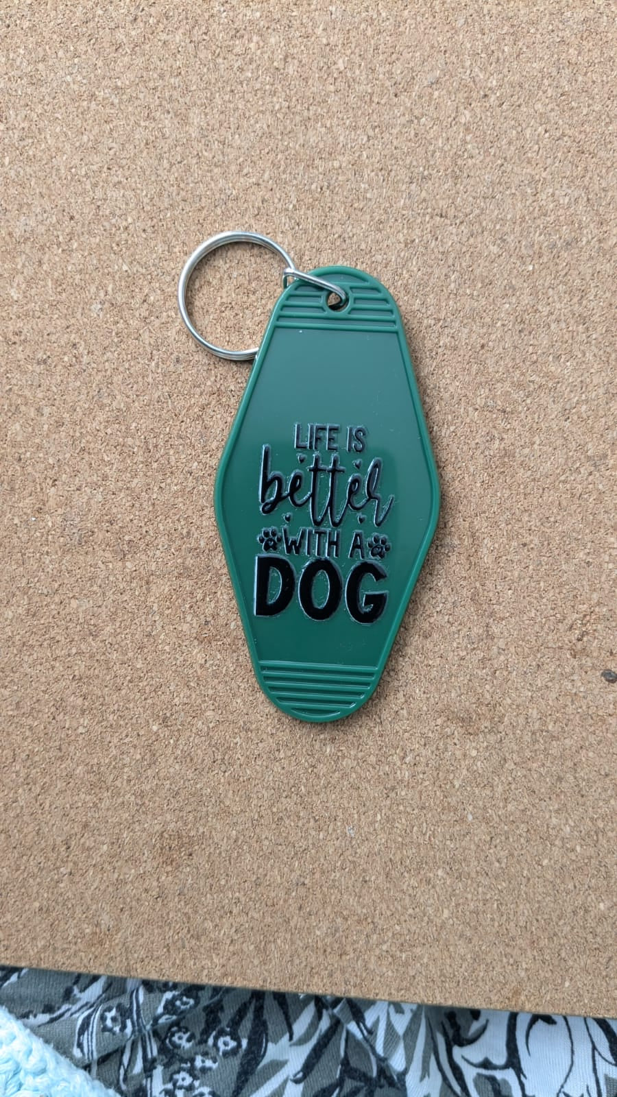 Retro Motel Keychains Dog Sayings