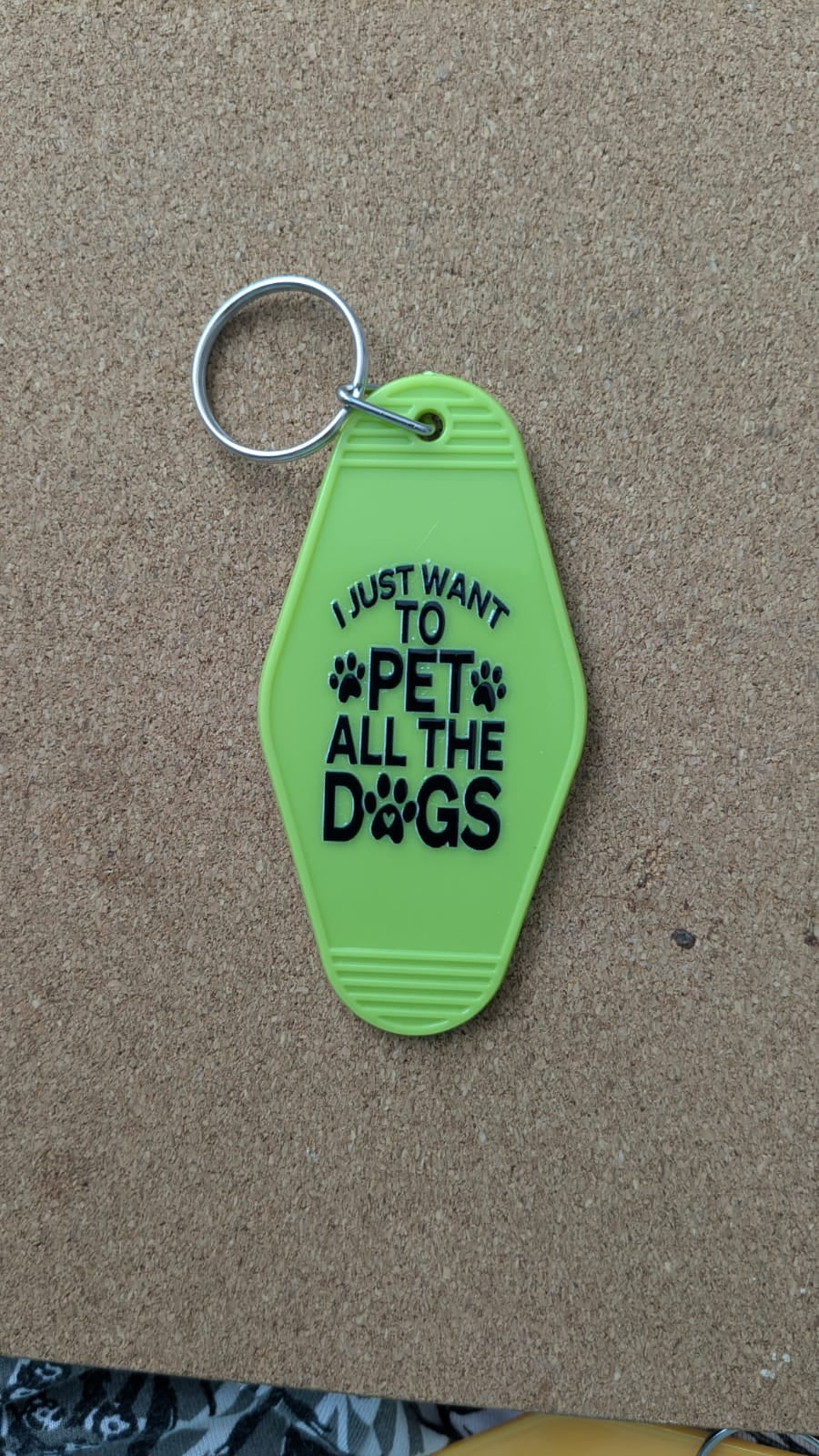 Retro Motel Keychains Dog Sayings