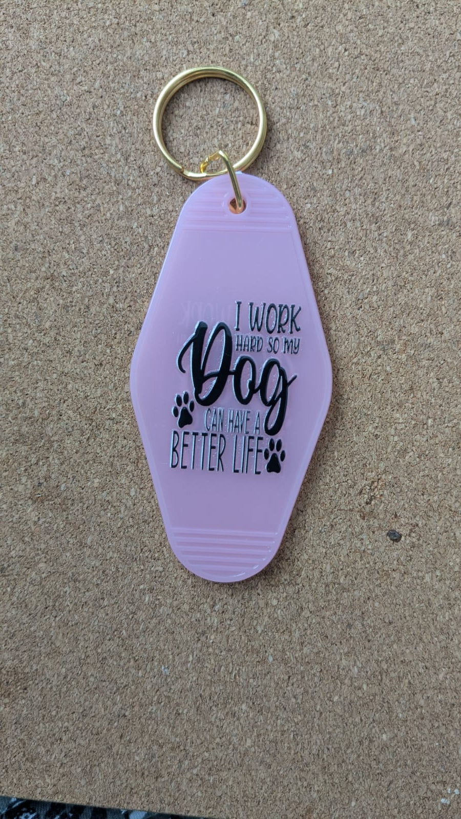 Retro Motel Keychains Dog Sayings