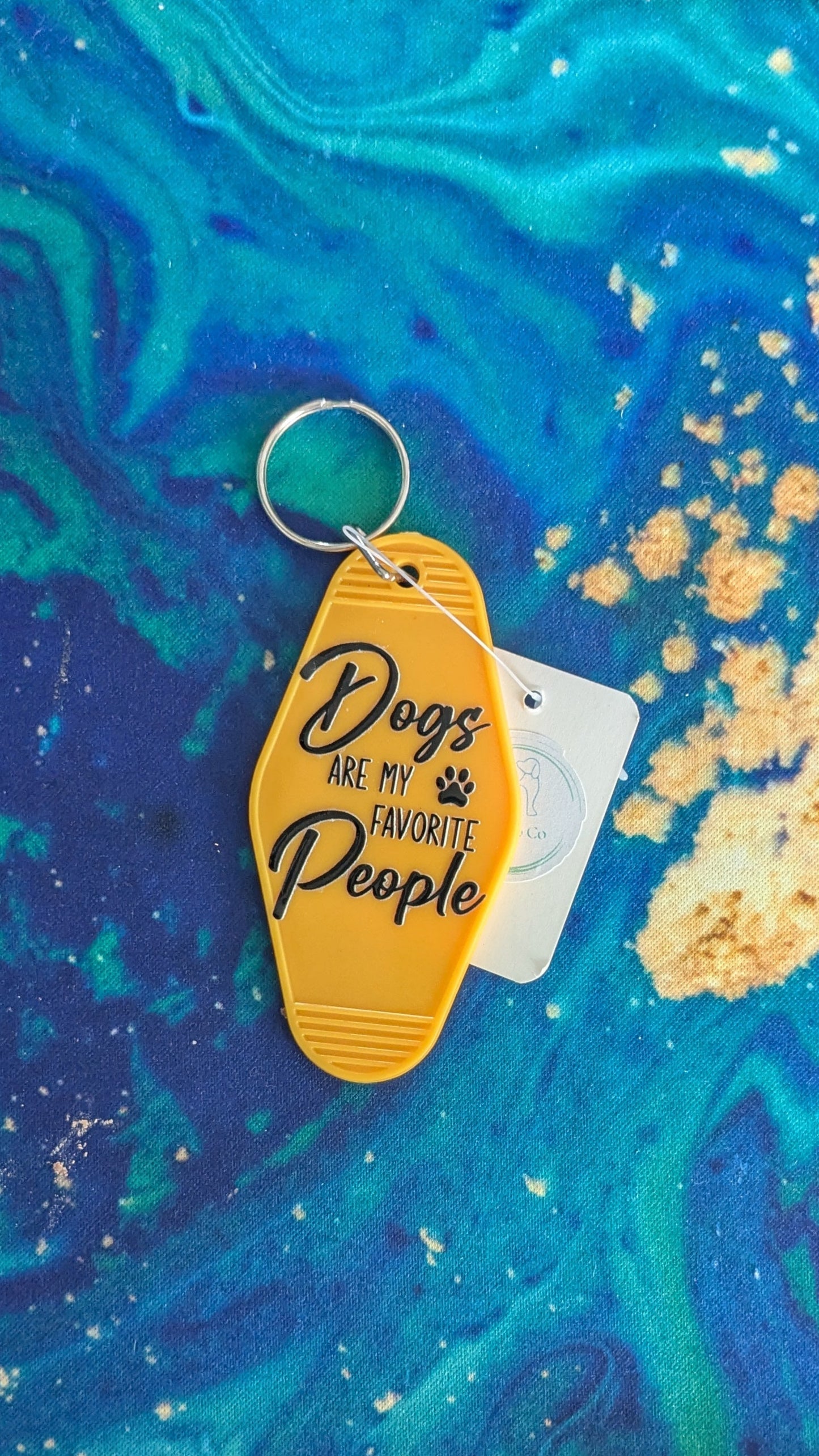 Retro Motel Keychains Dog Sayings