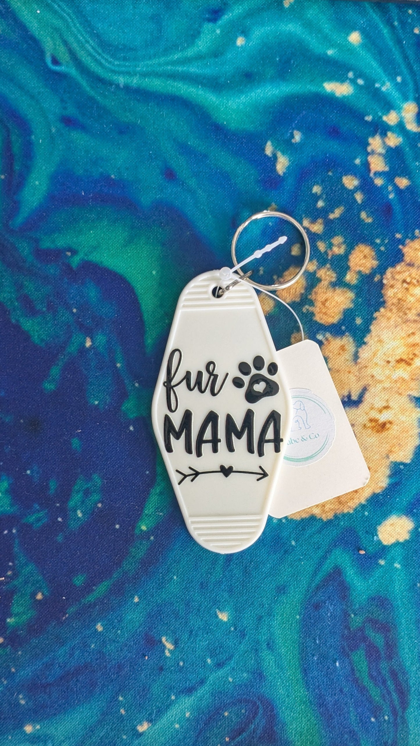 Retro Motel Keychains Dog Sayings