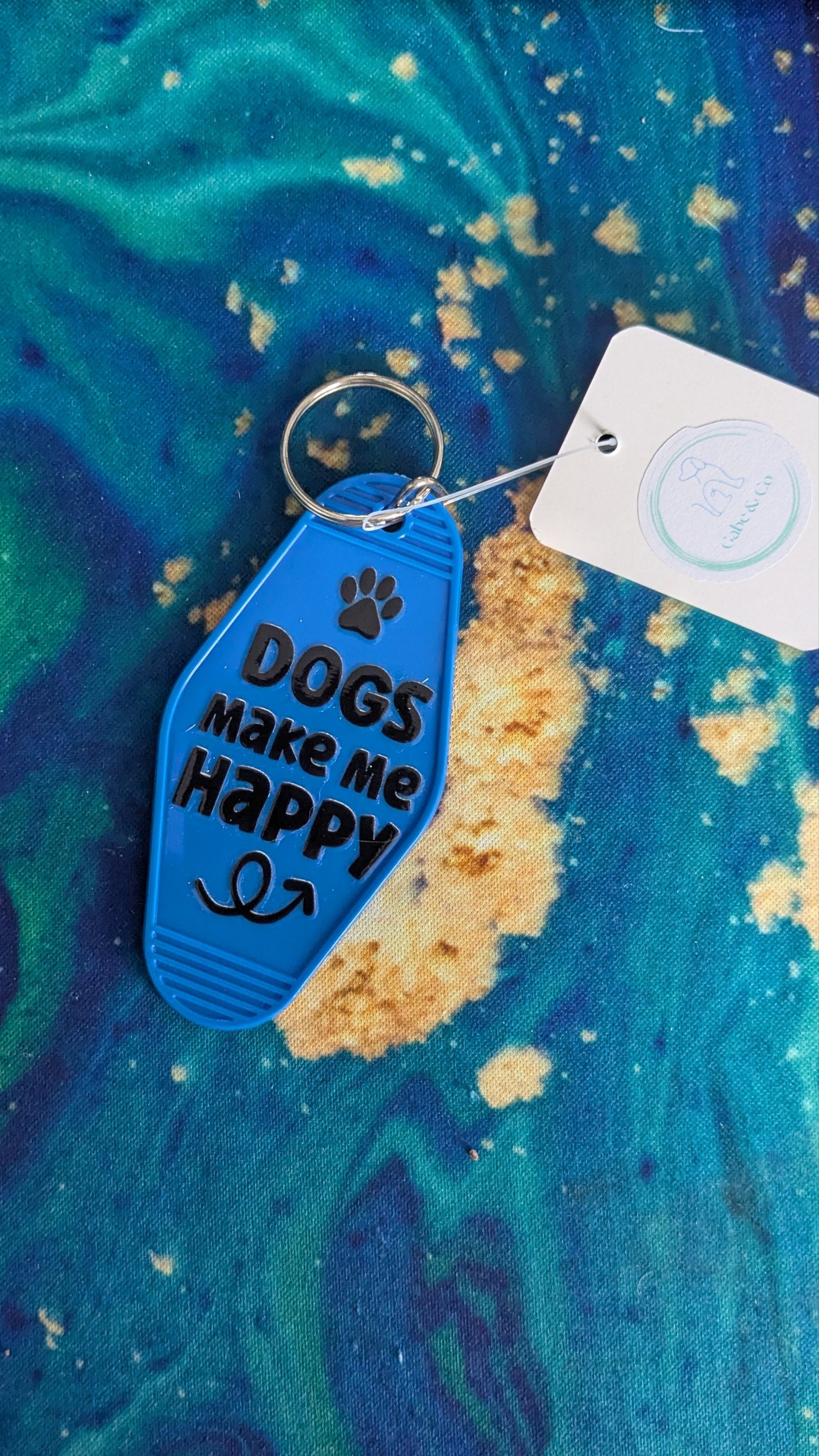 Retro Motel Keychains Dog Sayings