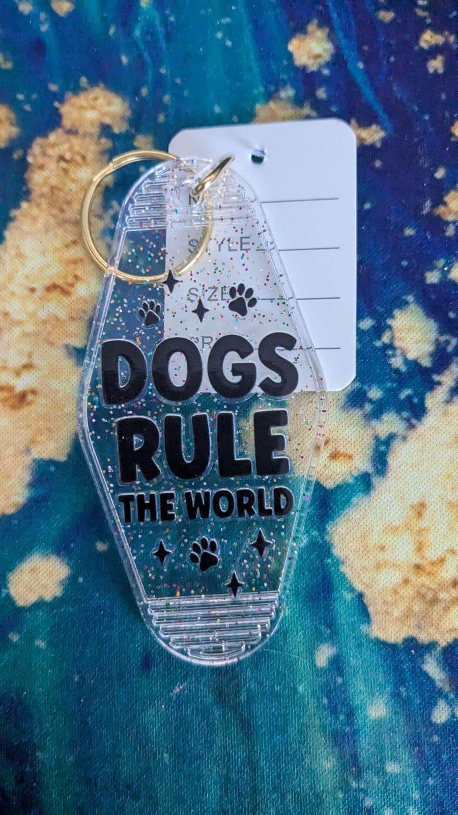 Retro Motel Keychains Dog Sayings