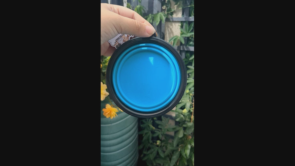 Reusable dog water bowl